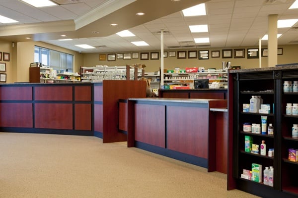 Custom Pharmacy Checkout Counter