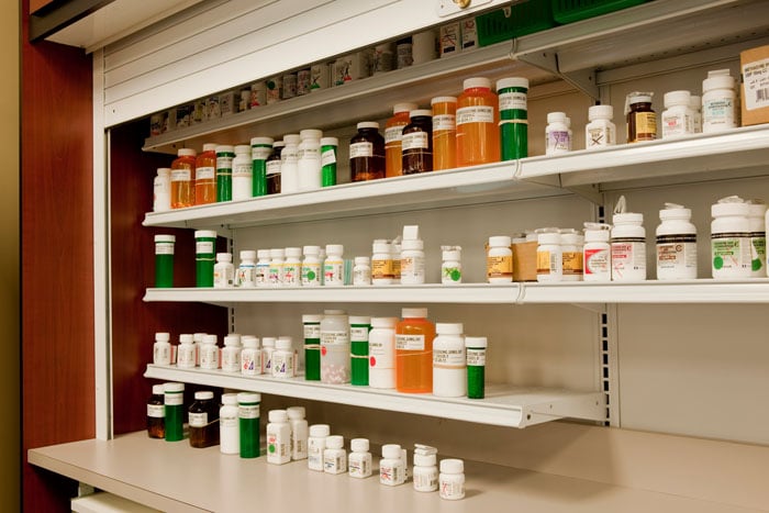 Drug Storage Wall Unit