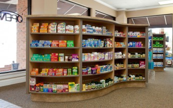 Modern Pharmacy Shelving