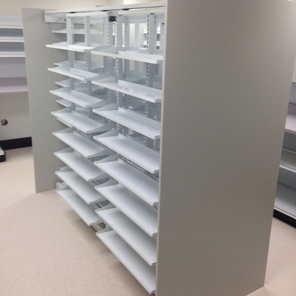 Metal Closed Door Pharmacy Shelving