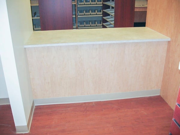 Custom Flat Panel Pharmacy Front Check Out